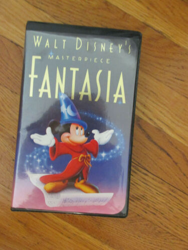 FANTASIA  Walt Disney's Masterpiece VHS TAPE MOVIE 1991 #1132 GOOD CLOSED CAPN