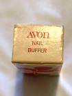 Vintage Avon Nail Buffer NEW in Original Box 1970’s - Groovy Pink Box Design