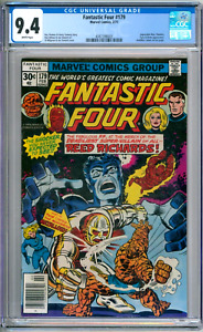 Fantastic Four 179 CGC Graded 9.4 NM Newsstand Marvel Comics 1977