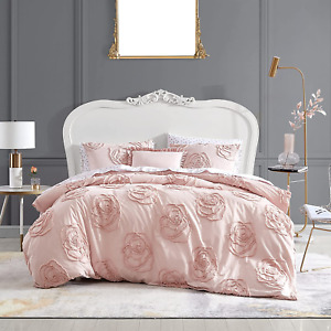 Betsey Johnson Home | Rambling Rose Collection | Duvet Cover Set - 100% Cotton,