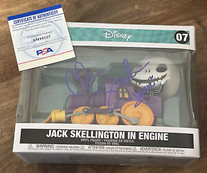 Chris Sarandon Signed Funko Pop Jack Skellington In Train Engine 07 PSA/DNA COA