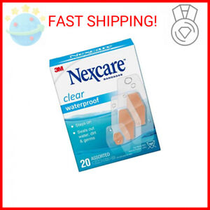 Nexcare Waterproof Bandages, Stays on in the Pool, Holds for 12 Hours, Clear Ban