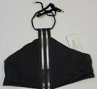 Beach Bunny X-Cross HN Halter Swimsuit Top NWT Black Different Sizes $95