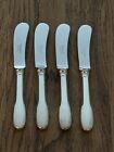 Christofle of France Cluny Silver Plate 6-1/2” Butter Knives set of 4 Pre owned