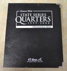 1999-2008 H.E. Harris & Co State Series Quarters Album Complete Set