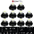 Jtech 10x T3 Neo Wedge Dashboard A/C Climate Control HVAC Switch LED Light Bulb