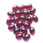[WHOLESALE] NATURAL GARNET CABOCHON OVAL SHAPE LOOSE GEMSTONE FOR JEWELLERY.