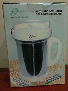 New Listing Gourmet Automatic Intelligent Soy & Nut Milk Maker with Tofu Kit Tested Works