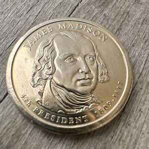 2007 D James Madison Presidential Dollar Coin $1