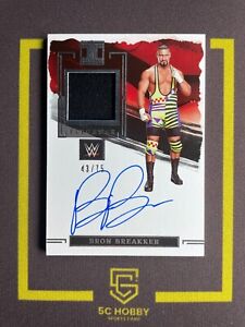 New Listing2023 Panini Impeccable WWE Elegance Auto Patch 43/75 Bron Breakker FCMX