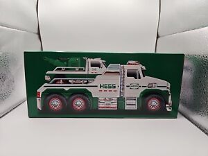 2019 Hess Tow Truck Rescue Team New In Box With Original  Brown Box.