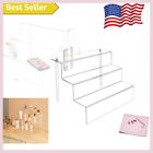 Elegant 3-Tier Acrylic Display Riser Stand - Ideal for Retail and Collectibles