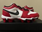 Jordan 1 Low Youth Multisport Cleat 'Chicago' Red HF6885-106 Football Baseball