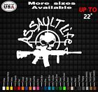 ASSAULT LIFE Vinyl Decal Stickers | GUN Rights Sticker | AR15 Car Window Decals