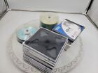 14 DVD-R And 45 CD-R Blank Media With 28 Hard Cases Lot