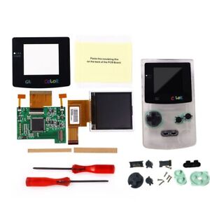 2.2'' Retro Pixel Double Touch Version LCD Screen Kit+Pre-cut Shell Case For GBC