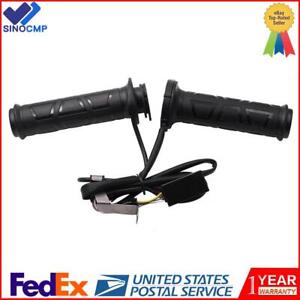 Heated Hand Grips 22mm 7/8 Inch Electric Hot Warm Handlebar for Motorcycle ATV