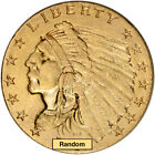 US Gold $2.50 Indian Head Quarter Eagle - Jewelry Grade - Random Date