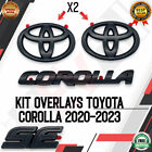 🔥🔥🔥Matte Black OVERLAY EMBLEM Fit 2020-2023 TOYOTA COROLLA SE PT948-02201-02 (For: 2020 Toyota)