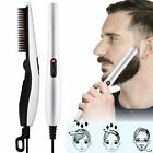 Beard Straightener Brush for Men Ceramic & Ionic Hair Anti-Scald Hot Comb Gift
