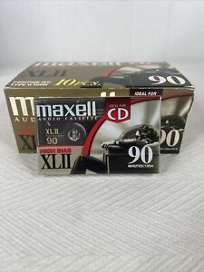 Maxell XL-II 90-minute Blank Audio Cassette Tape NEW SEALED