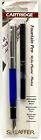 Sheaffer Vintage Blue Transparent Barrel Cartridge Fill Pen Medium Point