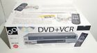 Go Video DV1030 Dual Deck DVD Player & 4 Head VCR Combo With Remote (New/Sealed)