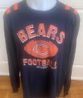 Chicago Bears Football Men’s 47 Brand Long Sleeve All Cotton T-Shirt XXL Navy
