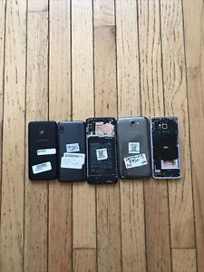 LOT OF 5 Mixed Samsung Phone CRACKED FOR PARTS UNTESTED