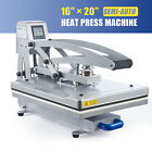 Secondhand Heat Press Machine 16x20 Auto Open Clamshell for Clothes Bags More