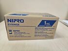 1ml Nipro Syringe box of 100 / Sealed / Sterile / Luer Lock Tip ~ NO NEEDLES