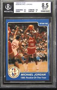 1984-85 Star #288 Michael Jordan Rookie RC BGS 8.5