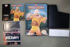 WWF Wrestlemania Nes Box, Manual, Poster, Sleeve, And Foam