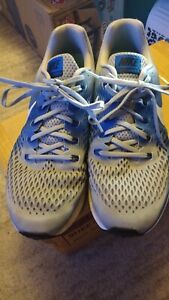 Nike Mens Air Zoom Pegasus 34 880557-007 Gray Blue Running Shoes Size 12.5
