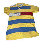 Vintage TOMMY HILFIGER Mens Colorblock Polo Shirt