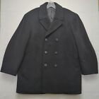 Ralph Lauren Men's Wool Overcoat Trench Coat Six Button 44R
