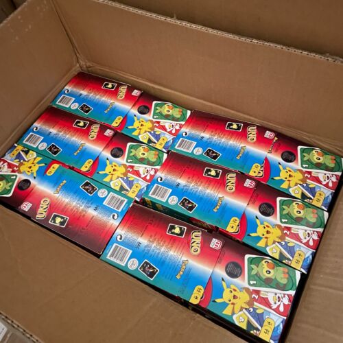 Bulk Wholesale Lot, 144 Units Pokemon UNO New Playing Card Game, Reseller Lot #3