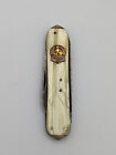 Vintage Schrade Pocket Knife Mother Of Pearl Handle 865 Walden