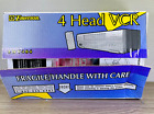 Emerson EWV404 4 Head VCR VHS Player- New/Open Box/Old Stock w/Remote