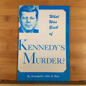 What was Back of Kennedy's Murder? - 1964 Stapled Booklet by John R. Rice