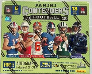 2018 Panini Contenders Football 1st Off The Line Hobby Box Sealed / San Diego