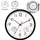 12 Inch Round Wall Clock Silent & Non-Ticking Wall Clock Battery Operated Home