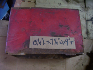 VINTAGE  COCKSHUTT  50 DIESEL  TRACTOR - BATTERY BOX  13 1/4
