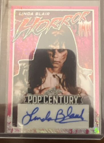 2024 Leaf Pop Century LINDA BLAIR Horror Ink Autograph #7/7🔥 - The Exorcist