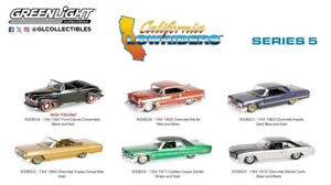 GREENLIGHT 1:64 California Lowriders Series 5 Set of 6 cars
