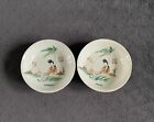 Antique Chinese Republic Period Porcelain Bowls Nut Dishes