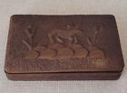 New ListingAntique Rare India Mughal - Hand Carved nature scene Wooden Trinket Box, 8