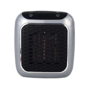 Portable Electric Small Heater Turbo 800 Wall Outlet Space Heater Adjustable
