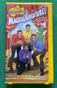 The Wiggles - Magical Adventure! A Wiggly Movie VHS + FREE DVD