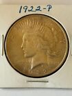 New ListingBetter Date 1922 P Peace Silver Dollar Coin From an Estate Choice XF 90% Silver